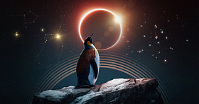 Антарктида під «вогняним кільцем»: затемнення побачили полярники й пінгвіни