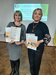 Победители конкурса Светлана Пастух (слева) и Валентина Ободовская