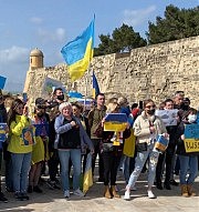 Митинг украинских мальтийцев