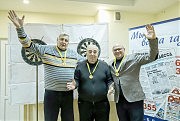 Мужская тройка победителей (слева направо): Николай Авилов, Яков Железняк, Олег Суслов