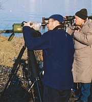 Американский и украинский бедвотчеры на днестровском лимане