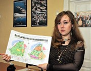 ...и ее ученица, молодой инженер-строитель Елена Гижко