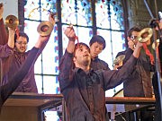 Перкуссионисты Фрайбургского музыкального университета традиционно открыли фестиваль