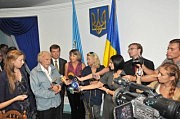Короткая встреча в областном совете, короткое интервью