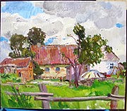 Работа Натальи Лозы с польского пленэра