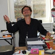 Майкл Рокштрох в бюро фестиваля