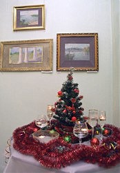 Предновогодняя атмосфера выставки