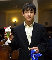 Сергей Коврига к своему 13 номеру получил в подарок Зайца