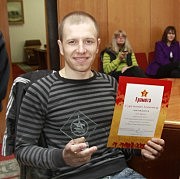 Победитель велосотки Александр Суруткович