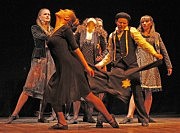 Сцена из спектакля. В роли Нолика автор Айя Перфильева