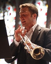 Сергей Череватенко из брасс-квинтета «Мажор Киев»