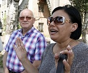 Вице-мэр Одессы Елена Павлова и председатель правления публичного акционерного общества «Одессельмаш» Дмитрий Потишман полны энтузиазма