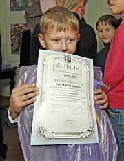 Гран-при получил четырехлетний Кирилл Напалков за рисунок «Праздник» (Одесская ДХШ имени Кириака Костанди)