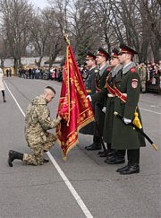 Торжественная церемония прощания со Знаменем училища
