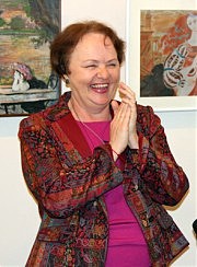 Выставку открыла Светлана Остапова