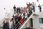 Снимок на память на борту парома «Грейфсвальд»
