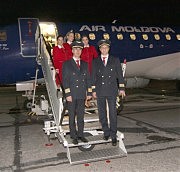 Первый рейс в Одессу. Фото экипажа на память