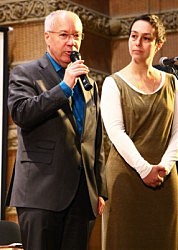 Ален Крепен приветствует лауреатов