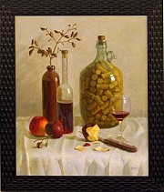 Натюрморт с пробками