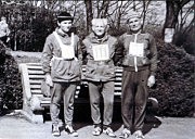 Далекие 70-е: на старте ветераны Клуба любителей бега «Бриз» Александр Костенко, Юлий Берлин и Петр Короп (слева направо)