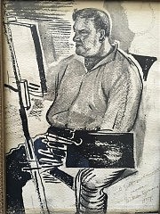 Николай Циковский. «Портрет Д. Бурлюка»