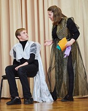 Выступают ребята из студии «Волшебный голос Джельсомино»