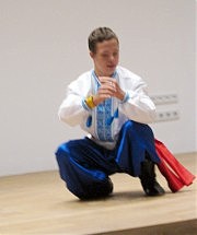 Подарок участникам конференции — небольшой концерт от детей и молодежи нашего города. Танец «Гопак» исполняет Алеша Артеменко: лауреат I степени городского фестиваля творчества детей с особыми потребностями «Мы все можем» (Херсон), 8-го международного рождественского фестиваля творчества детей и молодежи с ограниченными возможностями «Чудо обыкновенное» (Ялта), международного фестиваля творчества детей и молодежи с инвалидностью «Мечты сбываются» (Витебск), обладатель диплома «Национальный колорит»