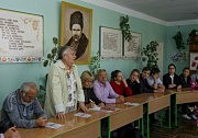 Заслуженный журналист Украины Л. Г. Бурчо: «Борис Федорович много писал об Ивановке, учителях, соседях...»