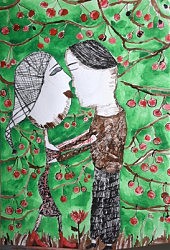 Работа Миши Крашунского к произведению «Майская ночь, или Утопленница»