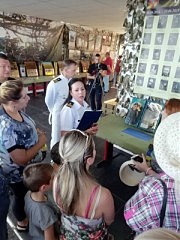 На выставке «Блокпост памяти»