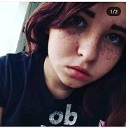 После «процедуры» остригания воспитанницы, вид спереди...