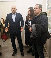 Сергей Кущинский (слева) и его помощники