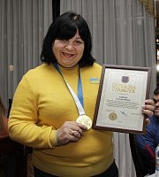 Первая в истории одесского спорта чемпионка зимних Дефлимпийских игр Светлана Гончар