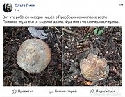 Череп в парке