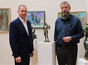 Олександр Токарєв (праворуч) в гостях в університеті