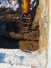 Клубничный переулок. Ремонт газопровода
