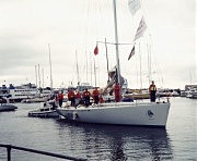 Яхта «Одесса 200» на финише в Саутгемптоне