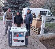 Підприємець Олег Шрьодер передає генератор громаді Херсонщини