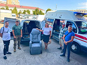 С помощью друзей из Франции и фонда «Народжені в сорочці» передали в реабилитационные центры Одессы вертикализаторы и реабилитационные кресла