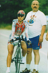 В. I. Борейко i учасниця Олiмпiади в Афiнах Наталiя Качалка