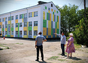 На базі Старокозацького ліцею реалізовано проєкт з утеплення фасаду будівлі та встановлення сонячної електростанції потужністю 25 кВт