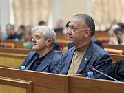 З Сергієм Гриневецьким на сесії обласної ради